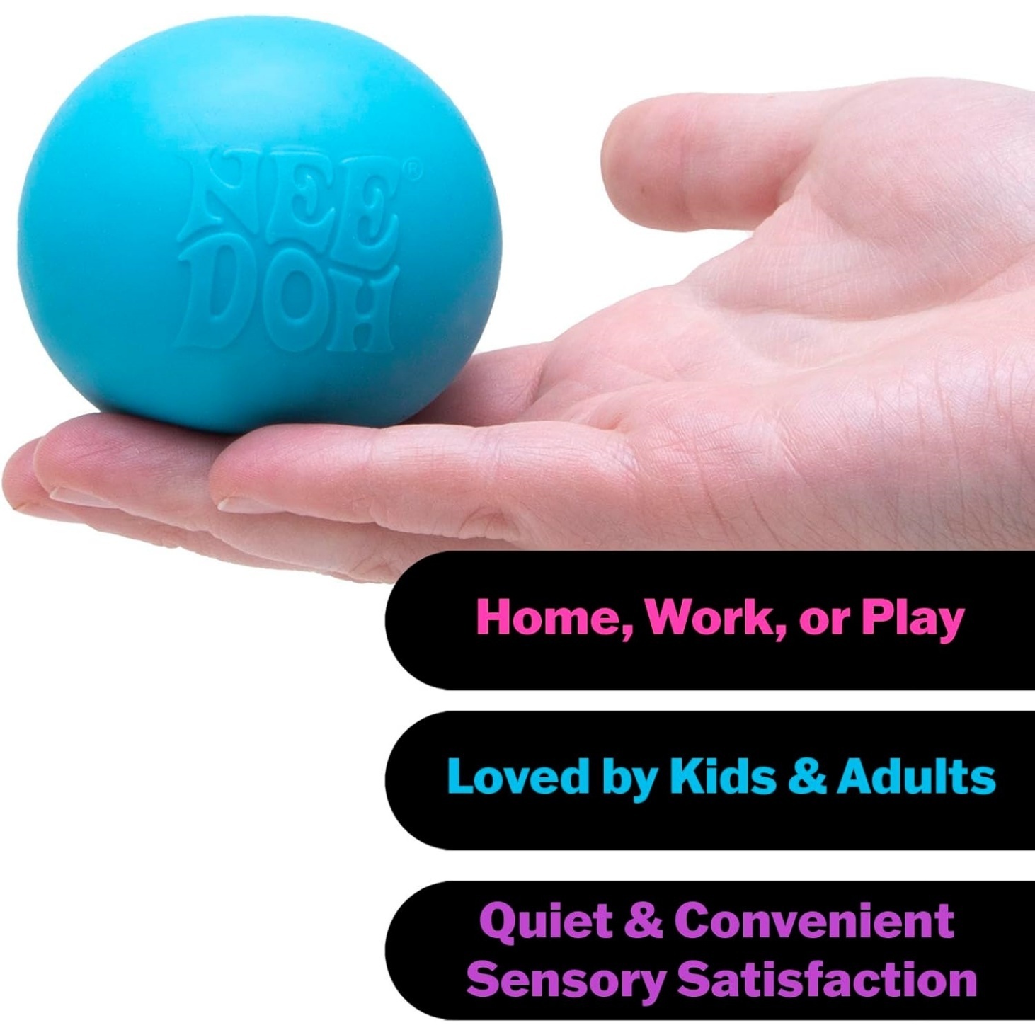 NeeDoh Original Sensory Ball - Blue - Image 4